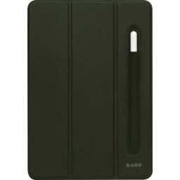 Husa LAUT Prestige Folio cu Apple Pencil Holder compatibila cu iPad 10.9 inch, Military Green