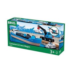 BRIO container ship with crane truck - 33534