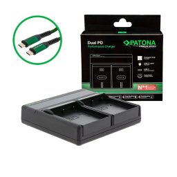 Patona Premium Dual PD Performance incarcator pentru Olympus BLH-1 incl. USB-C input/output