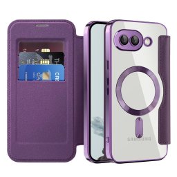 Husa Husa pentru Google Pixel 9a - Techsuit SmartMag Book Case - Purple
