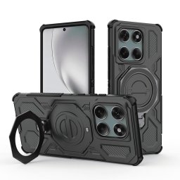 Husa Husa pentru Motorola Edge 60 Pro - Techsuit Carbon Shield PRO - Black