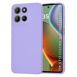 Husa Husa pentru Motorola Moto G15 / G15 Power - Techsuit SoftFlex - Light Purple