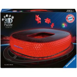 Ravensburger 3D Puzzle Iconics: Allianz Arena - with light 216 pieces