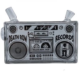 Death Row Records Pipa sticla blunt Bubbler Boom Box 13cm (USA)