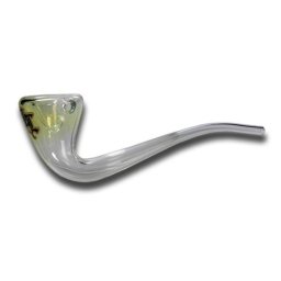 Black Leaf Pipa sticla Gandalf Pyrex efect Rainbow cu kick hole 19cm