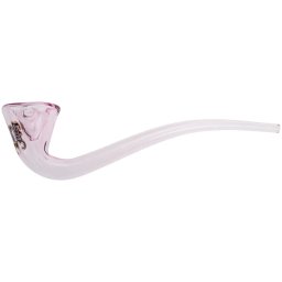 Black Leaf Pipa sticla Gandalf Pyrex roz cu kick hole19cm