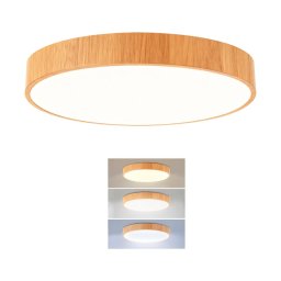 Brilagi - Plafonieră POOL LED/48W/230V 3000/4000/6000K Ø 40 cm, decor lemn