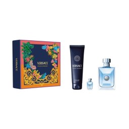 Versace Pour Homme Set cadou pentru bărbați EDT 100 ml + EDT 5 ml + 150 ml gel de dus
