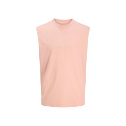 JACK & JONES T-Shirt Jornorrebro Emb Sl Crew Neck 12292009 14-1418 TCX peach melba
