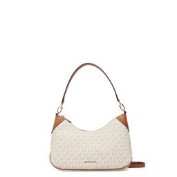 MICHAEL KORS Geantă mică Jet Set Md Conv Pouchette Xbody 32S6GJ6W8B 149 vanilla/acrn
