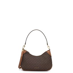 MICHAEL KORS Geantă mică Jet Set Md Conv Pouchette Xbody 32S6GJ6W8B 252 brn/acorn
