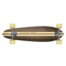 Longboard Cruiser Land 95 cm | Placă Arțar 8 Straturi Flex Mediu