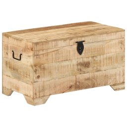 Cufar de depozitare din lemn masiv de mango nefinisat GartenMobel Dekor