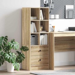Bufet cu sertar Stejar sonoma 45.5 x 34 x 127 cm Lemn compozit GartenMobel Dekor