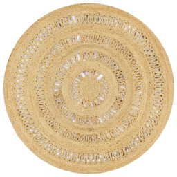 Covor manual din iuta împletita, 120 cm GartenMobel Dekor