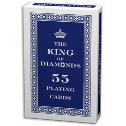 Carti de joc 55 Trefl The King of Diamonds, model clasic