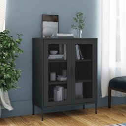 Dulap de depozitare, antracit, 80x35x101,5 cm, otel GartenMobel Dekor