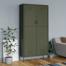 Sifonier, verde maslniu, 90x50x180 cm otel GartenMobel Dekor
