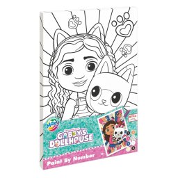 Set de pictura pe numere pentru copii Gabby's Dollhouse, 3 ani+