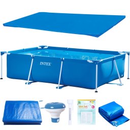 Piscina supraterana Intex cu cadru metalic 300x200x75 cm, accesorii incluse