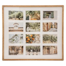 Rama foto colaj Atmosphera Milea pentru 12 fotografii, bej, 59x54 cm