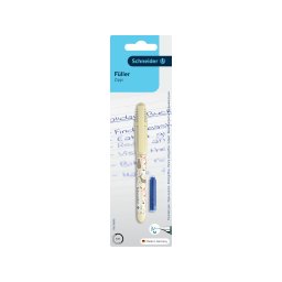 Stilou SCHNEIDER Zippi vanilie + 1 rezerva cerneala/blister