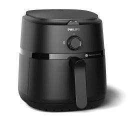 Friteuza cu aer cald Philips NA120/00, 4.2 L, 1500 W, Negru