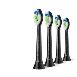Rezerve periuta de dinti electric Philips Sonicare Optimal White HX6064/88, 4 bucati, Negru