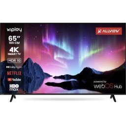 Televizor LED Allview 165 cm (65") 65WiPlay6301-U, Ultra HD 4K, Smart TV, WiFi, CI+, Negru