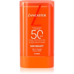 Lancaster Sun Beauty Face Stick baton cu protectie solara pentru față și gât SPF 50 19 g