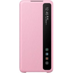 Husa Clear View Cover for Galaxy S20+ Pink
