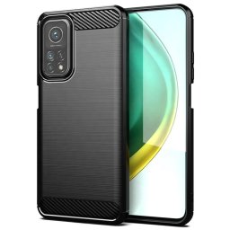 Husa Husa pentru Xiaomi Mi 10T 5G / Mi 10T Pro 5G - Techsuit Carbon Silicone - Black