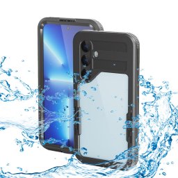 Husa Husa pentru Samsung Galaxy S24 - ShellBox Waterproof IP68 Case - Black