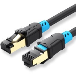 Patch cord SFTP Vention, Cat. 6, RJ-45 (T) la RJ-45 (T), 3m, , , 27AWG, cupru, negru, "VAP-A06-B300" (timbru verde 0.18 lei) - 6922794729360