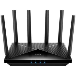Router Wireless CUDY WR6500H, BE6500, Dual-Band,Wi-Fi 7, Quad-Core 2GHz CPU, 128MB/512MB Flash/RAM, 2.5G port, MLO, Cudy Mesh, Black