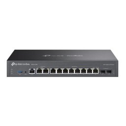 Router VPN Omada TP-LINK ER7412-M2, 2x porturi 2.5G RJ45, 10x porturi Gigabit WAN/LAN (2x SFP, 8x RJ45), 1x USB 3.0, Black
