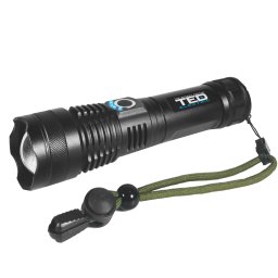 Lanterna cu acumulator si ZOOM 1600lm, include 1 x 18650, TL-9136 TED, A0112665