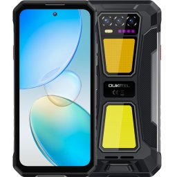 Telefon rugged Oukitel WP58 Pro, 5G, 6.7-inch 120Hz, T8200, 8GB RAM, 256GB, NFC, Android 15, Black