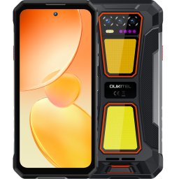 Telefon rugged Oukitel WP58 Pro, 5G, 6.7-inch 120Hz, T8200, 8GB RAM, 256GB, NFC, Android 15, Orange