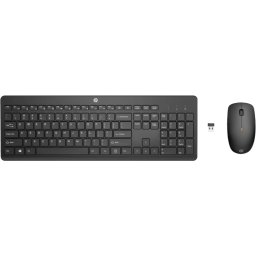 HP 235 cablu fără combinat mouse și tastatură EU engleză negru (1Y4D0UT)
