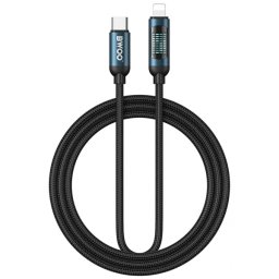 Cablu Date si Incarcare USB-C - Lightning BWOO X305 Display, 27W, 1m, Negru