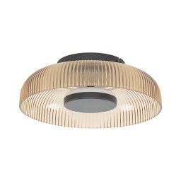 Plafonieră LED ITALUX PASSO WL-36482-YLL-LED, 8 W, 230 V, 3000 K, Ø 25 cm, bej fumuriu