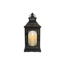 Felinar decorativ ROSEHILL, 27,5 cm, negru