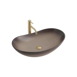 REA-U0626 - Lavoar pentru montaj pe blat ROYAL 36x62 cm ceramică/maro