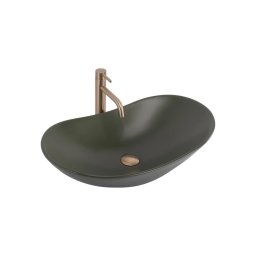 REA-U6372 - Lavoar ROYAL pentru blat 35,5x61,5 cm ceramică/măsliniu