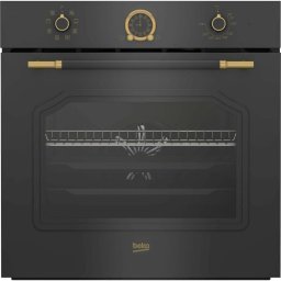 Cuptor Incorporabil Beko RBIM19200AD | 72L, Clasa A, 8 Programe, Retro Antracit, 59.4x56.7x59.5cm