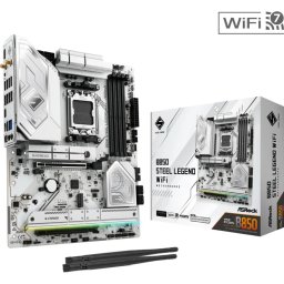 Produs Resigilat Placa de Baza ASROCK B850 STEEL LEGEND WIFI AM5, 4x DDR5, 1x HDMI, 2x PCIE x16, 5x M.2, 4x SATA 6GB/s, ATX