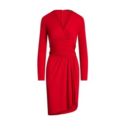 RALPH LAUREN Rochie Str Matte Jersey Dress 250918987002 martin red