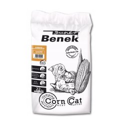 BENEK Super Corn Cat Asternut litiera pisici 22 kg