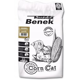 BENEK Super Corn Cat Golden porumb grit Natural 35 l